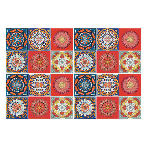 Csempe matrica Marokkói mandalák