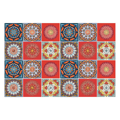 Csempe matrica Marokkói mandalák