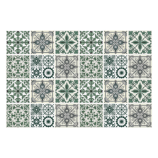 Csempe matrica Klasszikus csempe díszekkel