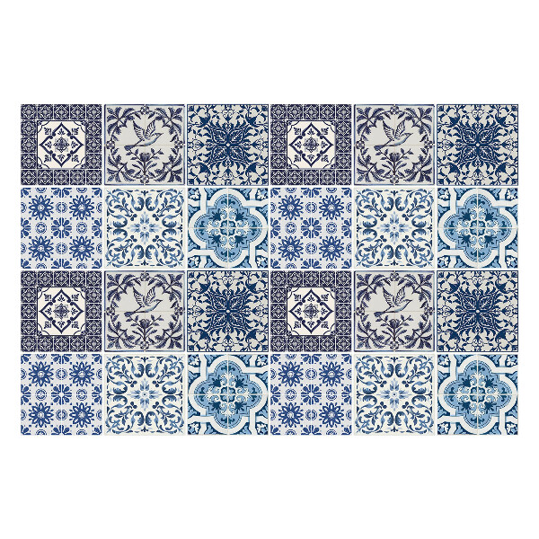 Csempe matrica Geometrikus növényi motívumok