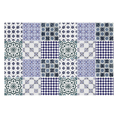 Öntapadós csempe matrica Geometrikus virágmotívumok