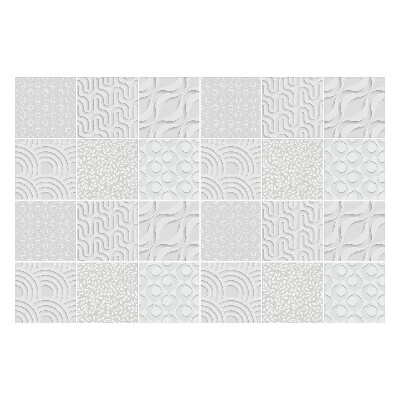 Öntapadós csempe matrica Absztrakt hullámok és formák