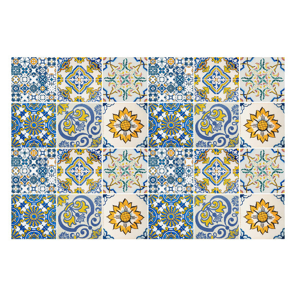 Csempe matrica Virág- és virágmotívumok