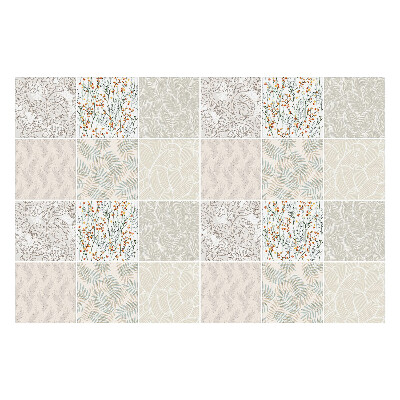 Csempe matrica Növényi kompozíciók