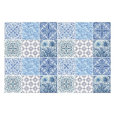 Öntapadós csempe matrica Klasszikus csempe díszekkel