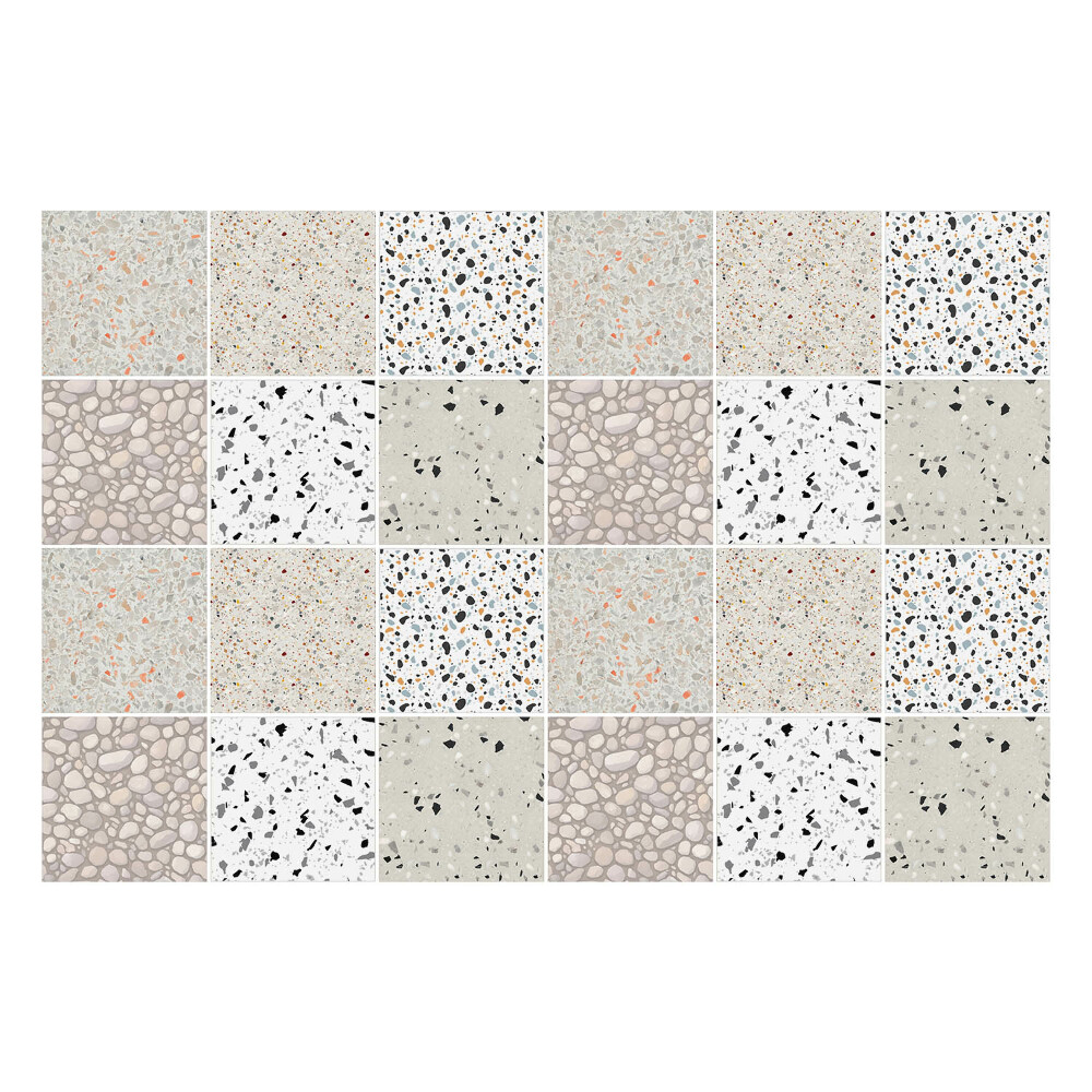 Csempe matrica Kő textúrák mozaikja