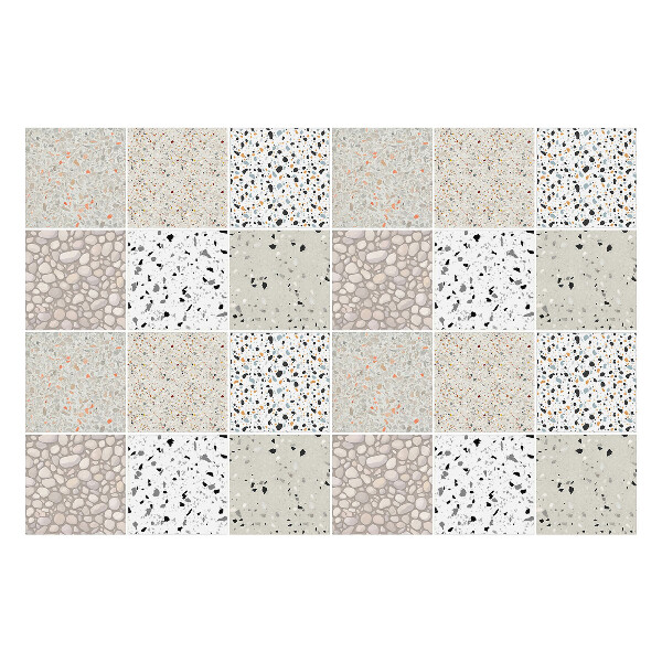 Csempe matrica Kő textúrák mozaikja