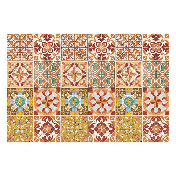Csempe matrica Vintage csempe kompozíció