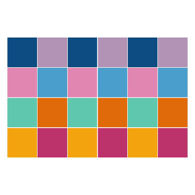 Öntapadós csempe matrica Pasztell sima mozaik