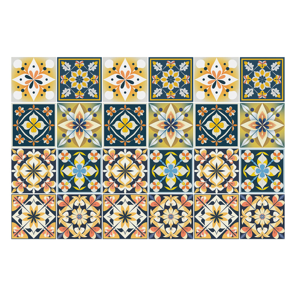 Csempe matrica Marokkói csempe kompozíció