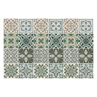 Csempe matrica Növényi és geometriai motívumok