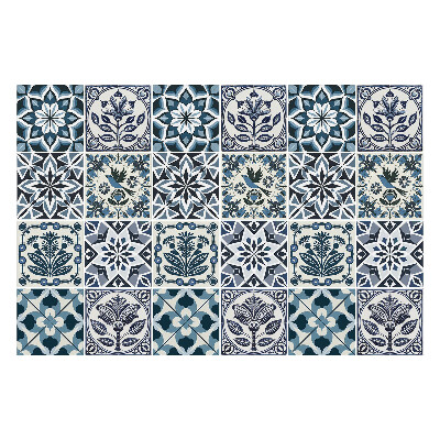 Csempe matrica Virágos geometrikus motívumok