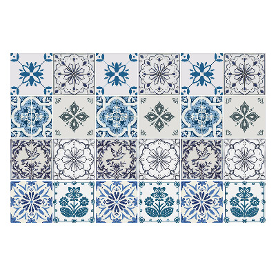 Csempe matrica Virágdíszek a kompozícióban