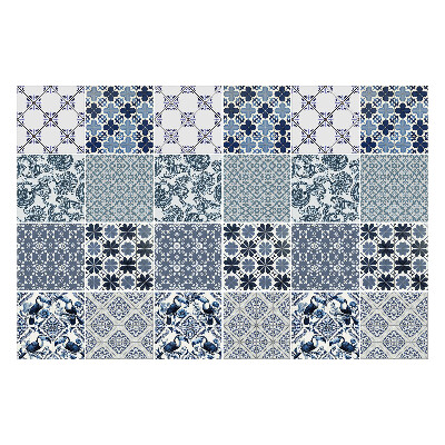 Öntapadós csempe matrica Elegáns virágmotívumok