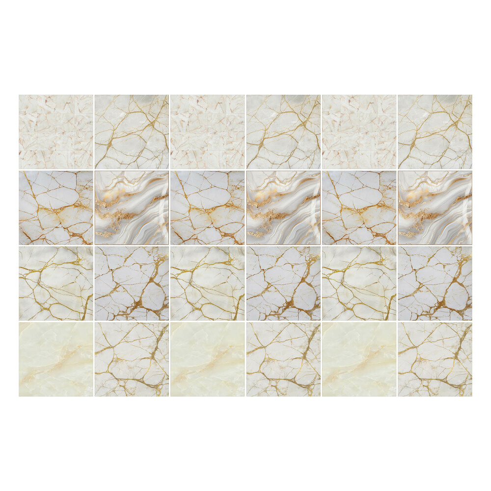 Öntapadós csempe matrica Elegáns márvány motívumok