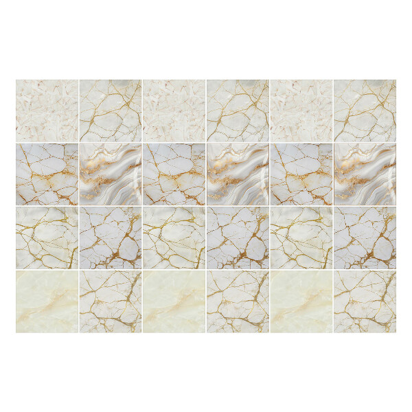 Öntapadós csempe matrica Elegáns márvány motívumok