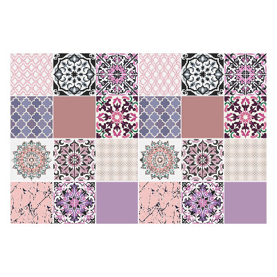 Csempe matrica Pasztell kompozíciók