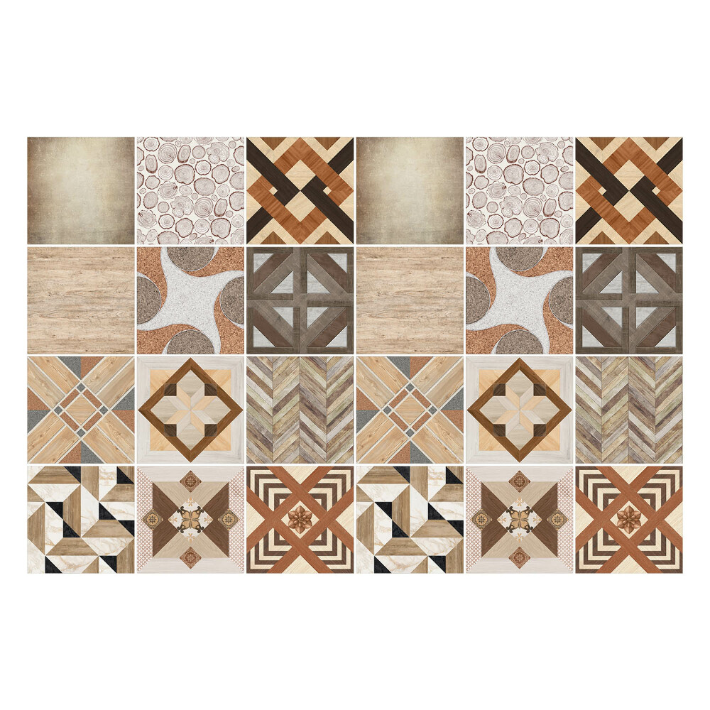 Csempe matrica Különféle fa motívumok