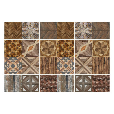 Öntapadós csempe matrica Különféle fa motívumok