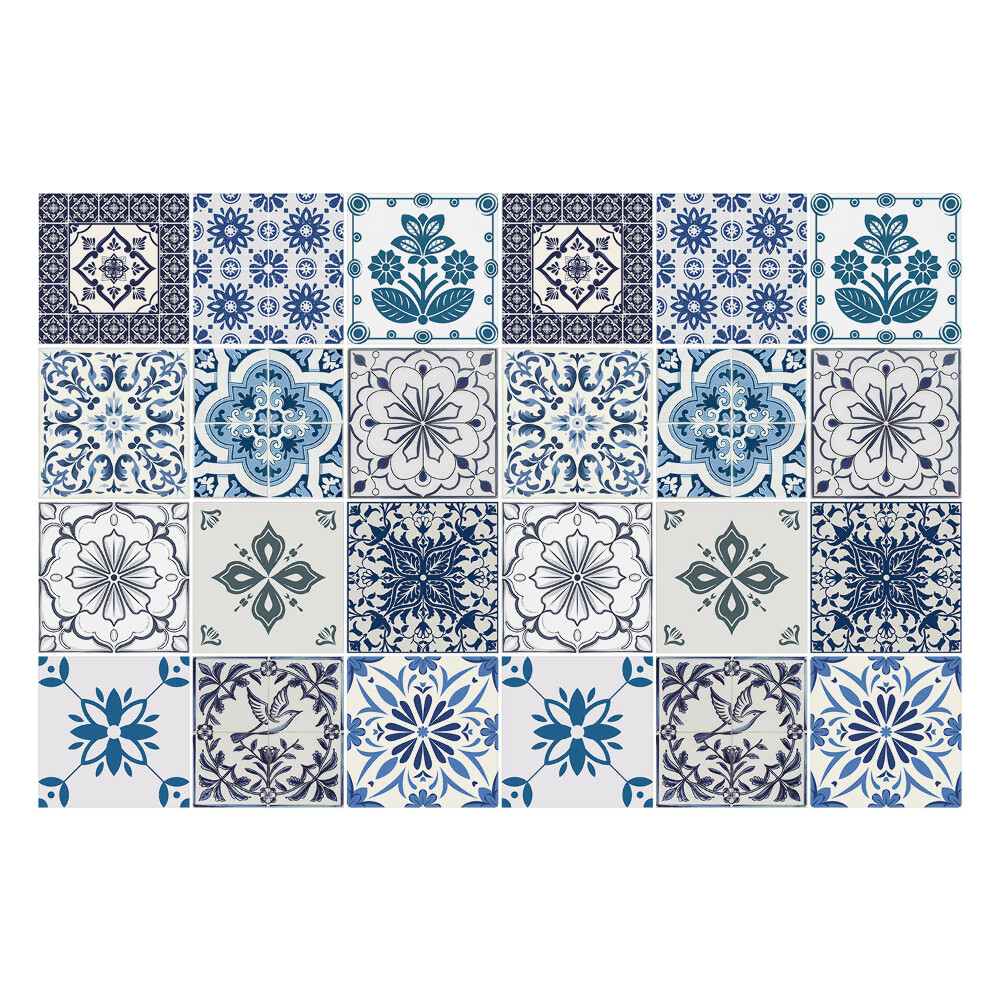 Csempe matrica Csempe természettel és mintákkal