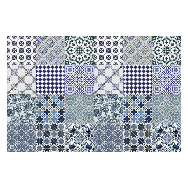 Öntapadós csempe matrica Klasszikus motívumok gyűjteménye