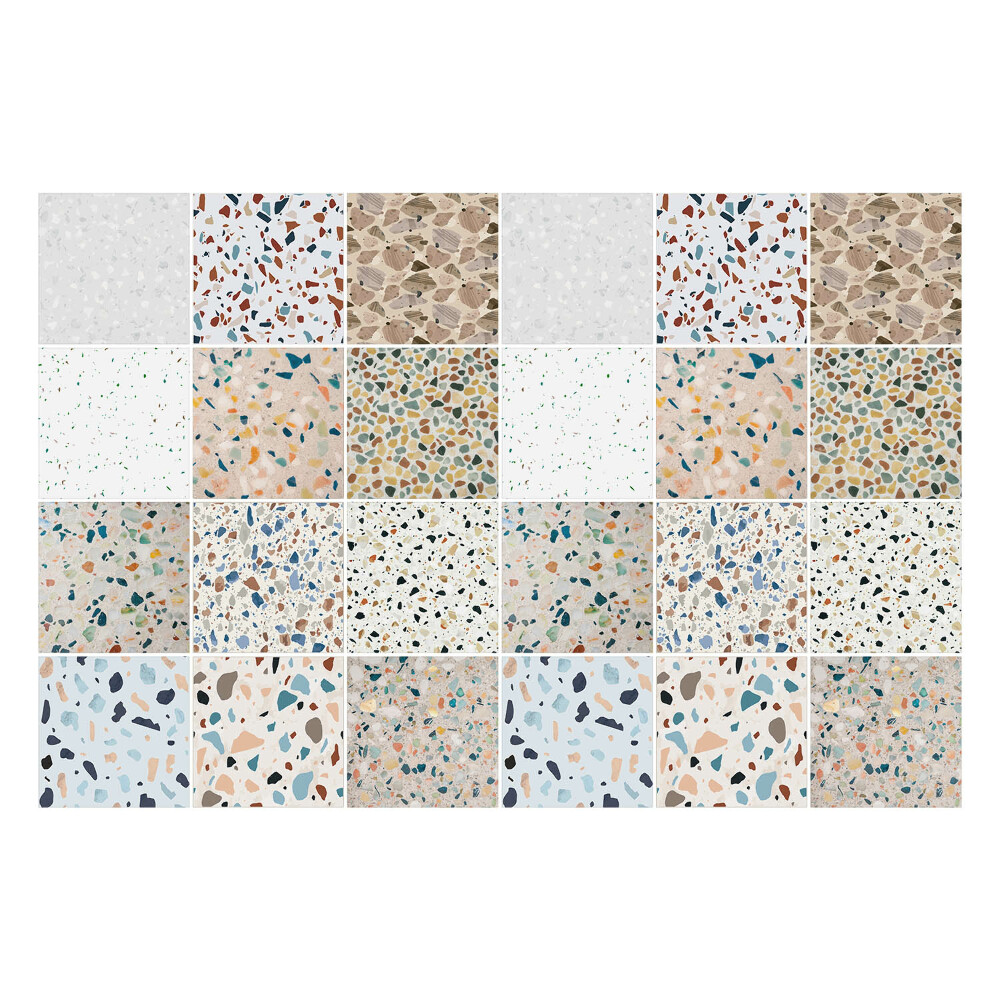 Öntapadós csempe matrica Zúzott kövek keveréke