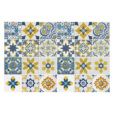 Csempe matrica Geometrikus virágmotívumok