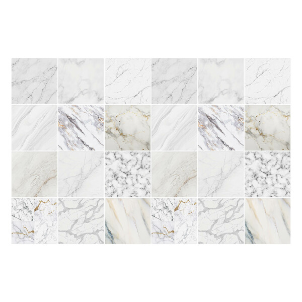 Öntapadós csempe matrica Elegáns márvány kövek