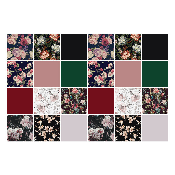 Csempe matrica Virág kompozíciók