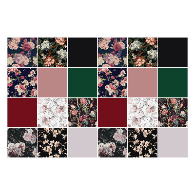 Csempe matrica Virág kompozíciók