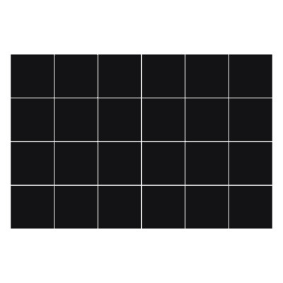 Csempe matrica Szín Fekete