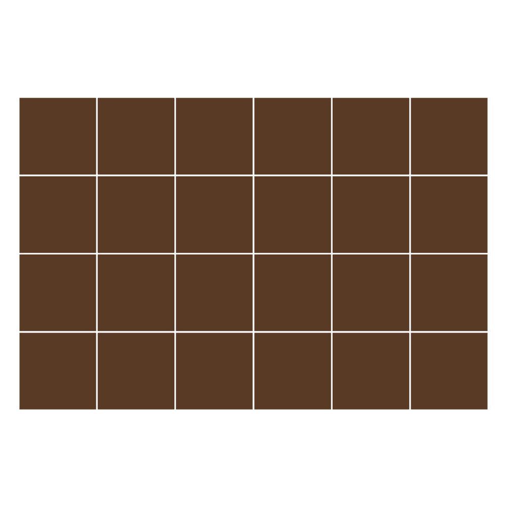 Csempe matrica Szín Barna