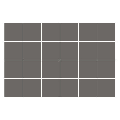 Öntapadós csempe matrica Szín Szürke