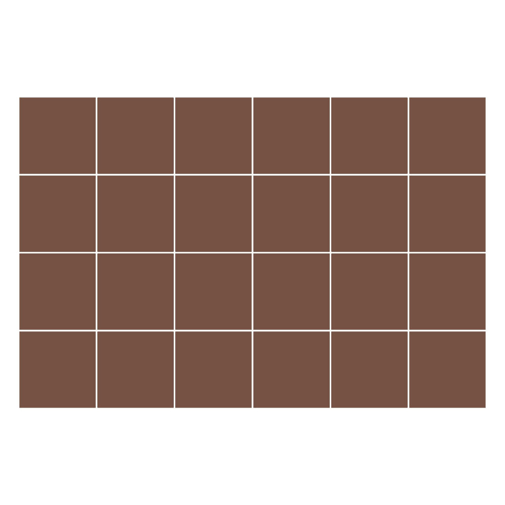 Csempe matrica Szín Barna