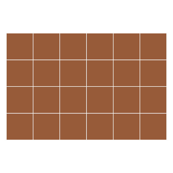 Öntapadós csempe matrica Szín Barna