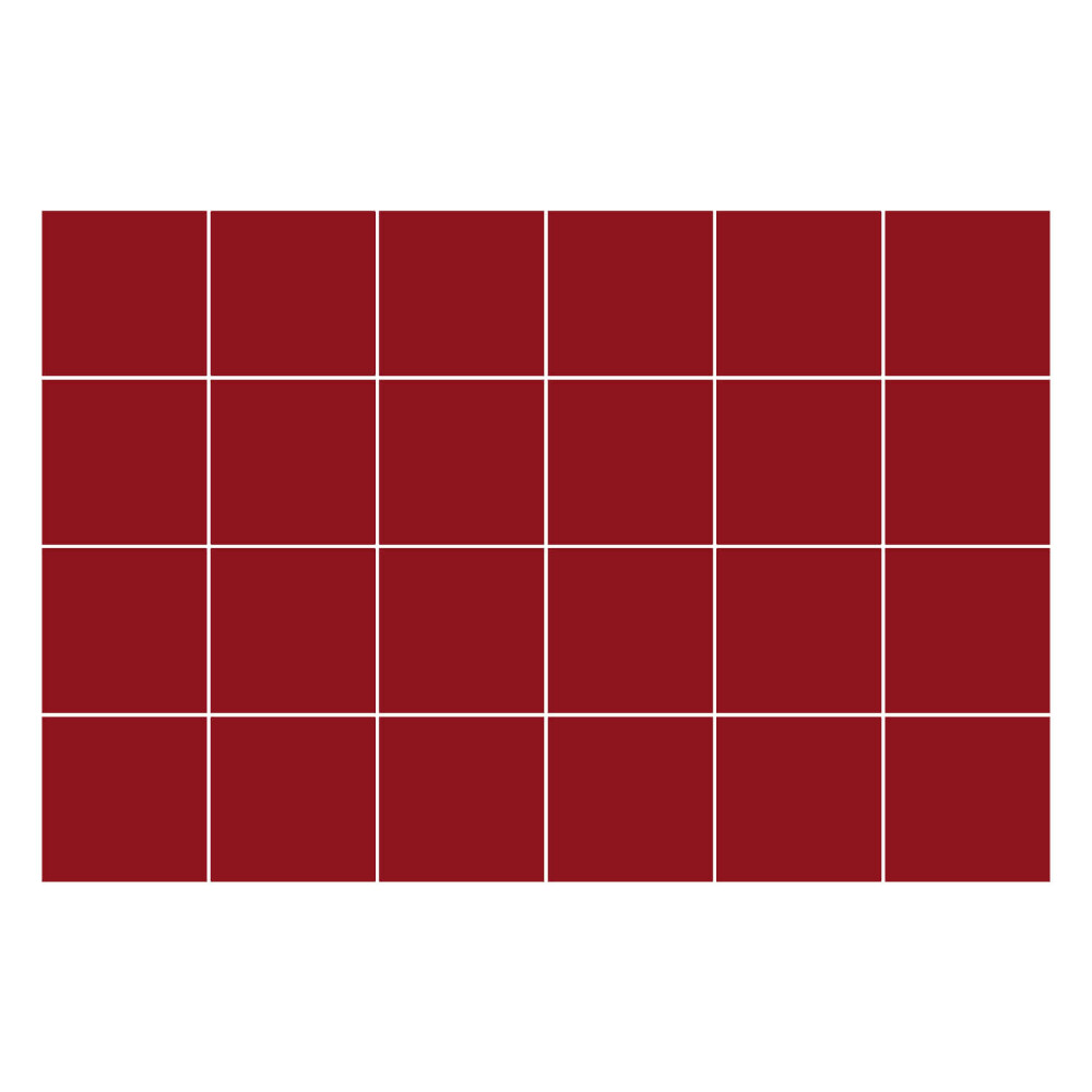 Öntapadós csempe matrica Bordó színű