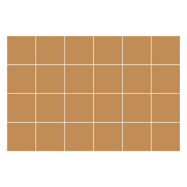 Öntapadós csempe matrica Szín Narancs