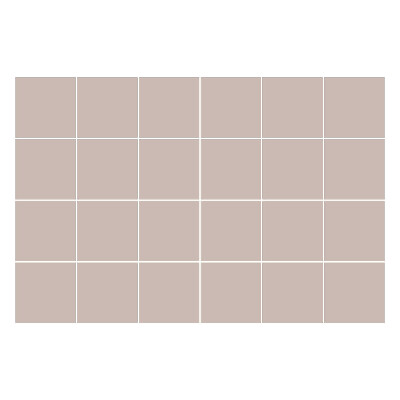 Öntapadós csempe matrica Szín Világosbarna