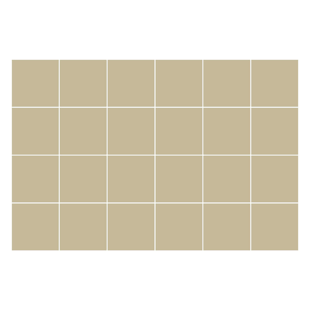 Öntapadós csempe matrica Szín: Dirty Yellow