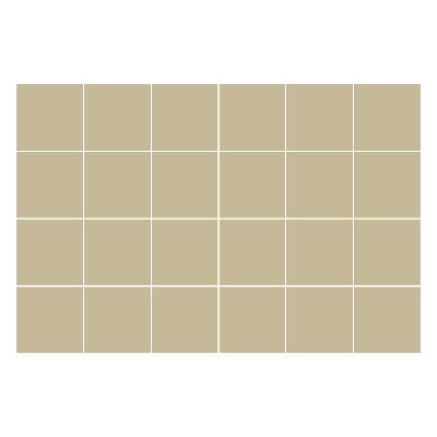 Öntapadós csempe matrica Szín: Dirty Yellow