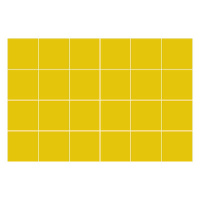 Csempe matrica Szín Sárga