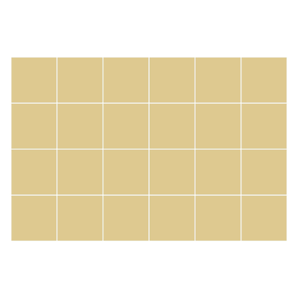 Öntapadós csempe matrica Pasztell sárga színű