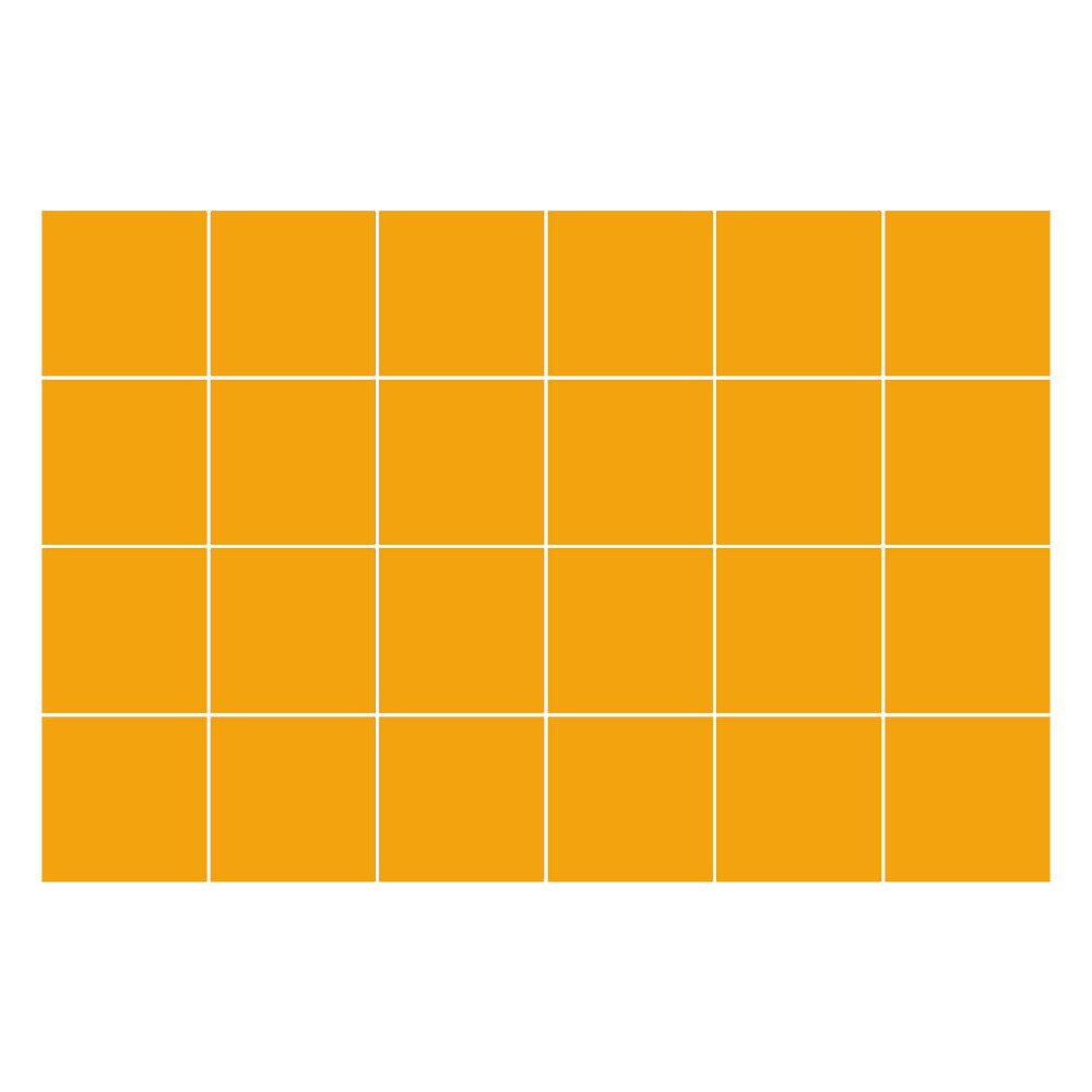 Csempe matrica Világos narancssárga színű