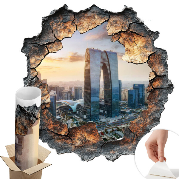 Falmatrica lyuk a falon 96x100 A jövő városa