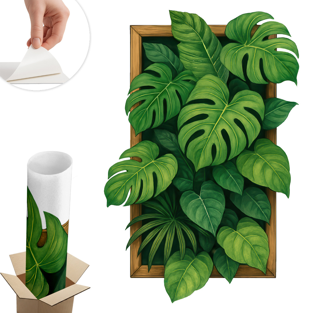 3d hatású falmatrica 87x130 Trópusi oázis