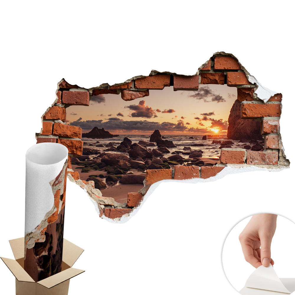 Falmatrica lyuk a falon 130x87 Az álmok partja