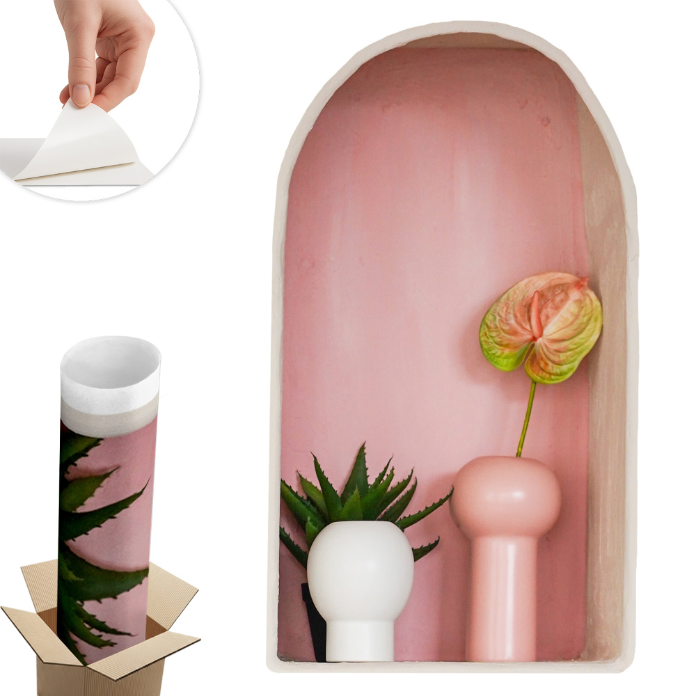 Öntapadós 3d falmatrica 35x60 Finom növényzet