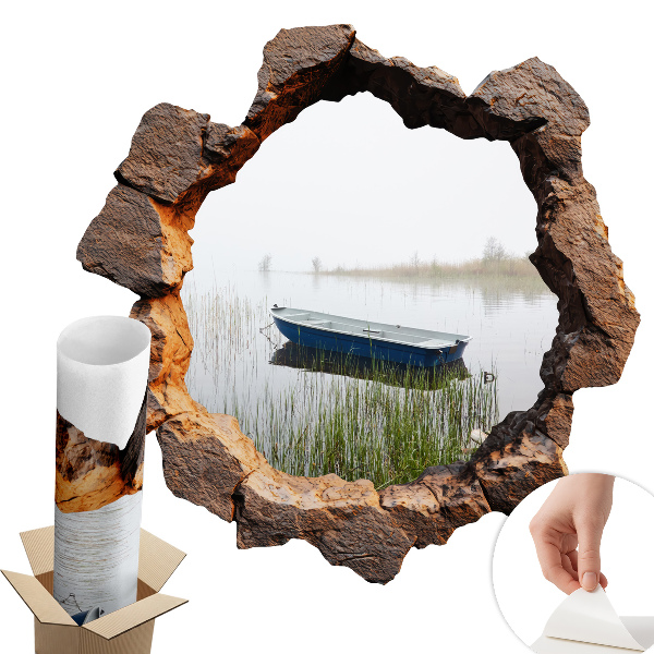 3D falmatrica lyuk 60x60 Kő-tó
