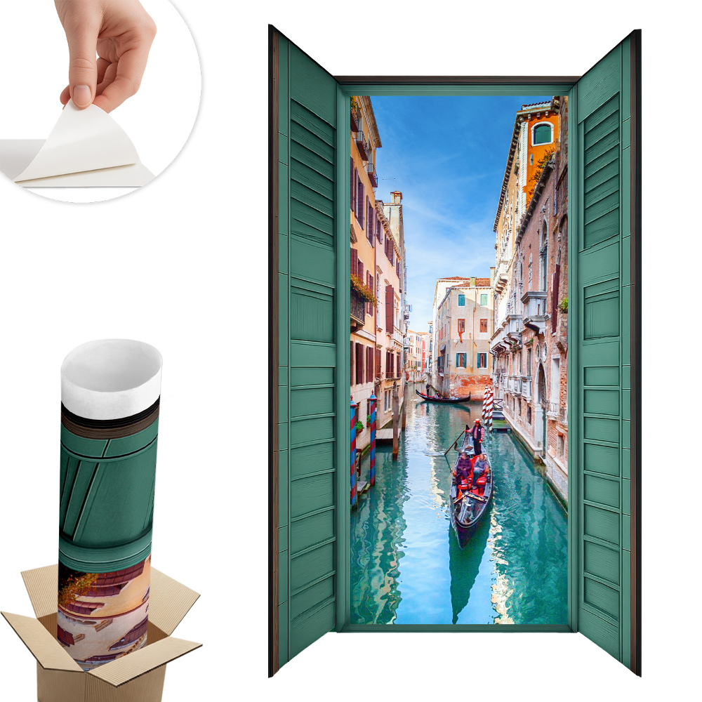 3d ablak falmatrica 35x60 Egy festői csatorna