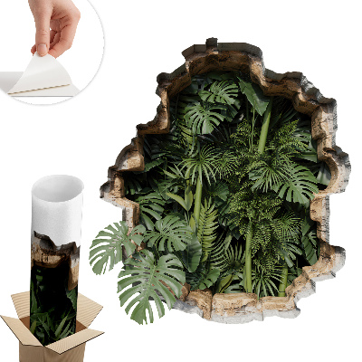 3D falmatrica lyuk 55x60 Trópusi természet